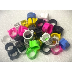 Znacznik fi 8x8mm z nadrukiem numeru telefonu 100szt.